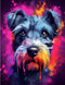 Sketch Book: Miniature Schnauzer Sketchbook For Artist Drawing Blank Paper Pad 8.5" x 11" - Notebook 110 Pages Blank Paper Book For Sketching Pain...