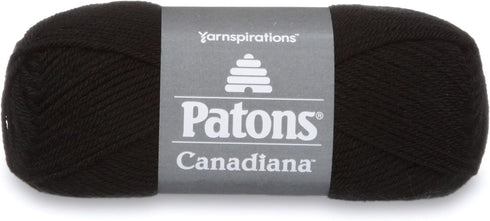 Patons Canadiana Yarn - Solids, Black...
