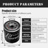 LOCOPOW Oil Filter 69J-13440-04-00 69J-13440-03-00 for Yamaha F150 F175 F200 F225 F250 Outboard Engine FX HO Cruiser SHO SVHO FSH190 195 212 222 2...