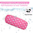 Waterproof Small Pencil Case Makeup Bag for Purse,Cute Pencil Pouch Preppy Nylon Makeup Brush Holder with Zipper,Girls Portable Storage Case Small...