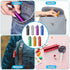 7 Pack Keychain Pill Holder, Premium Aluminum Alloy Pill Box 7 Day, Portable Pocket Small Pill Case, Metal Mini Travel Pill Organizer for Outdoor ...
