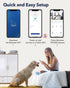 Indoor Security Camera 2K, Pet Camera with Phone App, WiFi Cameras for Home Security Camera for Dog/ Baby Monitor/Elder Pan Tilt, 2.4G, 24/7, 2-Wa...