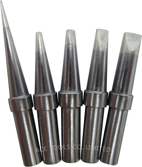 5 PCS WELLER Replacement Soldering Tips ETS ETA ETB ETC ETD for WE1010 WE1010NA WES51 WES50 WESD51 WESD50 PES51 PES50 LR21 LR20 Solder Iron Handle...