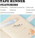 2 in 1 White Out Correction Tape and Double Sided Tape Roller, Cute Quick Dry Japan, with Permanent Adhesive Tape Runner,for School Office Instant...