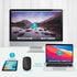 Rapoo Bluetooth 2.4G Wireless Mouse, 2 Bluetooth Channels with 1 USB Receiver Noiseless Mouse, Connect up to 3 Devices, Portable Computer Mice for...