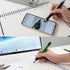 Retractable Ballpoint Pens Black Ink Pen Medium Point Work Smooth Writing for Men Women Pens for Universal Touchscreen Devices, iPad, iPhone, Andr...