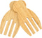 Bamboo Salad Hands, 2pcs 7.1in Bamboo Salad Server, Bamboo Kitchen Helper With Smooth Surface by Hand Grinding, Salad Claws Set for Serving Salad,...