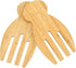 Bamboo Salad Hands, 2pcs 7.1in Bamboo Salad Server, Bamboo Kitchen Helper With Smooth Surface by Hand Grinding, Salad Claws Set for Serving Salad,...