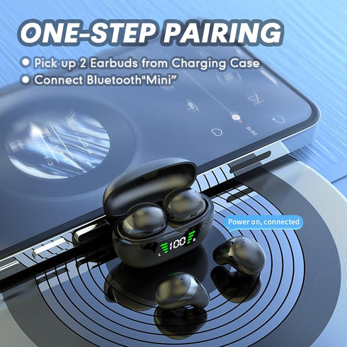 Invisible Smallest Mini Earbuds Wireless Bluetooth Ear Buds for Small Ears Canals, Discreet Low Profile Spy Earpiece Wireless Tiny Micro Hidden Ea...
