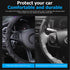 15 Inch Carbon Fiber Car Steering Wheel Cover, Breathable Anti-Slip Automotive Steering Wheel Covers, Car Interior Accessories for Men and Women, ...
