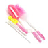 Honbay Bottle Brush Cleaner Kit with Teat Cleaner and Straw Brushes 360 Degree Rotating 5 PCS Within One Set Comes in Different Size selections - ...