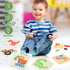 Toddler Puzzles Ages 2-4, 8 Wooden Puzzles for 1-3 Year Olds - Montessori Toy, Easter Basket Fillers, Educational Blocks, Birthday Gift....