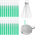 30pcs Shower Head Cleaner Tools, Shower Head Cleaning Brushes Multi-Sized Tiny Showerhead Cleaner Picks for Small Hole Anti-Clogging Cleaning Brus...