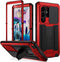 Samsung Galaxy S23 Ultra 5G Case,Outdoor Aluminum Metal Gorilla Glass Shockproof Military Heavy Duty Sturdy Protector Cover Hard Case (Red)...
