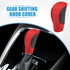 Gear Shifting Knob Cover Automatic Transmission Lever Trim for Honda HR-V 2023 2024 Faux Leather Red...