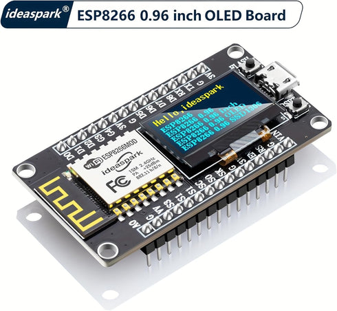 ESP8266 Weather Station and Weather Instrument Kit,NodeMCU ESP8266 Integrated 0.96'' OLED Board DHT-11 Temperature Humidity BMP-180 Atmospheric Pr...