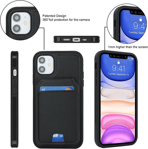 ?????? for iPhone 11 Case with Card Holder iPhone 11 Case magsafe Compatible for Women iPhone 11 Phone case Wallet magsafe Compatible Detachable M...