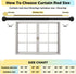 Matte Black Curtain Rods 18 to 60 Inches(1.5-5 Feet),5/8 inch Splicing Drapery Rods,Small Curtain Rods Set,Size: 18''-60'',Matte Black...