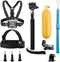 VVHOOY Universal Action Camera Accessories Bundle Head Chest Strap Mount/Selfie Stick/Floating Hand Grip Compatible with Dragon Touch/AKASO EK7000...