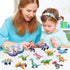 12 in 1 Pre Filled Dinosaur Building Block Set-12 Pcs Mini Building Blocks Toys, STEM Building Blocks Toys, Classroom Prize Toys, Party Favor for ...