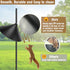 Outdoor Squirrel Baffle, Black Powder Coating Squirrel Flapper Professional Galvanized Steel Protective for Bird Feeder...
