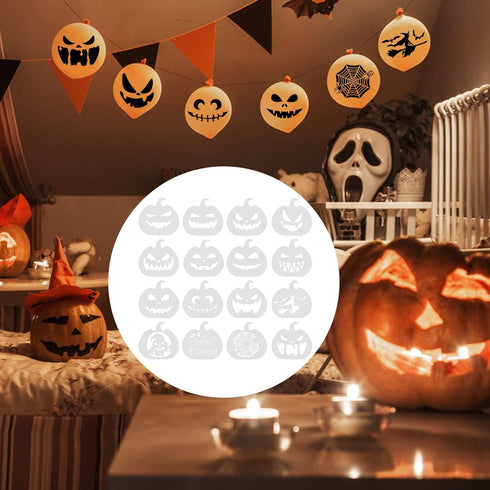 28 pcs Halloween Stencils, lyfLux Painting Stencils Suit, Pumpkin Carving Stencils, for Halloween Decoration, Bars, Haunted Houses, Walls, Murals,...
