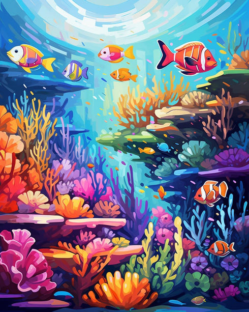 FITIMOLO Paint by Numbers for Adults Kids Beginner Students without Frame, DIY Oil Painting Set, 16x20 inch Canvas Paint Brushes Acrylic Paint Kit...