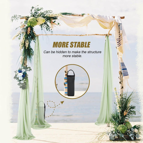 112 LBS 4-Pack Canopy Weights Sideband Sand Bags for Canopy Outdoor Advertising Tent Sunshade Fixed Windproof Pop up Canopy Tent (Blue Fixing Stra...