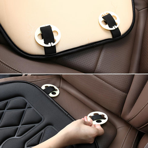 Car Seat Cushion, Air Layer Fabric Comfort Foam Driver Seat Cover Mat, Breathable Anti-Slip Car Seat Pad, Car Accessories Seat Cushions for Car Se...
