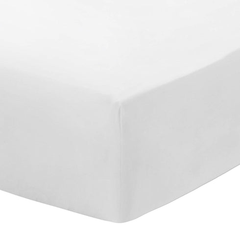 Everyday Kids 2-Pack Fitted Crib Sheets, 100% Soft Breathable Microfiber Baby Sheet, Fits Standard Size Crib Mattress 28in x 52in, White Nursery S...