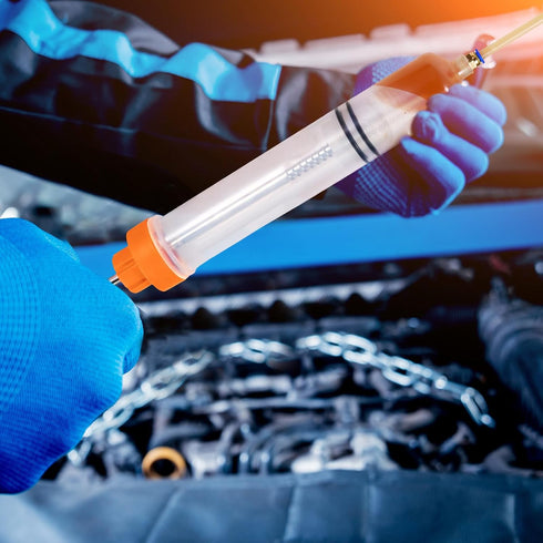 500CC Automotive Fluid Extractor Pump 500CC Fluid Extractor Manual Fluid Extractor Oil Extractor Pump Syringe Pump for Gasoline Hand Cleaner for P...