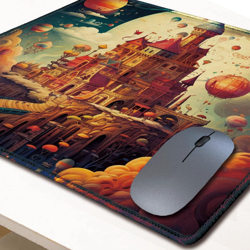 Dreamy Fantastic Landscape Design, Computer Mouse Pad Cool Gaming Mouse Pad Small Size Mouse Pad, 26x21cm...
