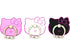 Kitty Cell Phone Ring Grip Stand Holder Car Mounts (Black, Pink, Silver/Pink Rim)...
