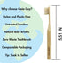 Gaia Guy Natural Bristle Bamboo Toothbrush for Kids (NO Nylon - Boar Hair ONLY) - Totally Compostable & Biodegradable Boar Bristle and Bamboo Toot...