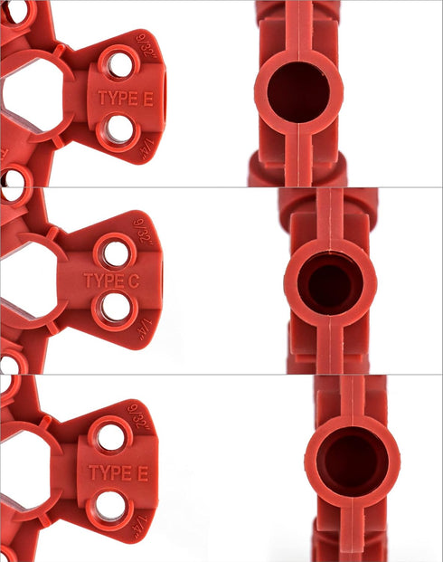 QWORK Pneumatic Quick-Disconnect Lockout, Pack of 6 - Suitable for 1/4", 3/8", 1/2" Male Connectors...