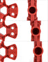 QWORK Pneumatic Quick-Disconnect Lockout, Pack of 6 - Suitable for 1/4", 3/8", 1/2" Male Connectors...