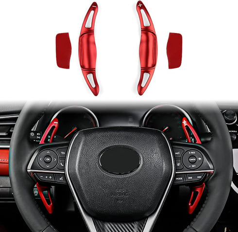 CKE Compatible with Toyota Camry 2025 2024 2023 2022 2021 2020 2019 2018 for Corolla RAV4 Crown Avalon Accessories Sporty Car Paddle Shifter Exten...