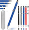 Ballpoint Pen with Stylus Tip,The Rubber Soft Touch Ballpoint Pen, 2 in 1 Stylus Stylish Pen, Metal Stylus Pen for Touch Screens,Smooth Writing Pe...