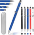 Ballpoint Pen with Stylus Tip,The Rubber Soft Touch Ballpoint Pen, 2 in 1 Stylus Stylish Pen, Metal Stylus Pen for Touch Screens,Smooth Writing Pe...