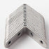 Onwon Corner Brace 40 x 40mm, 16 Pieces Angle Beacket, Stainless Steel Brace Corner, L Shaped Corner, Fastener Joints Fastener Beacket with 64 Pie...
