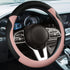 Cute Steering Wheel Cover for Women Girl, Breathable, Anti-Slip, Odourless Car Interior, Soft PU Leather Universal Car Accessory for Diverse Cars?...