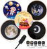 Moon Lamp USB Starlight Projector Earth Projection Astronaut Light Projector Happy Birthday Space Lights for Bedroom Galaxy 5 Pattern in 1 360° Ro...