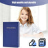 Blue Travel Notebook, Guided Notebook for Traveler Plan 5.7" x 8.5" Ruled Hardcover Travel Diary 112 Sheets/224 Pages 80gsm...