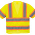 Portwest US383 Augusta Sleeved Hi Vis Reflective Safety Vest with Pockets ANSI Class 3 Yellow, 7X-Large...