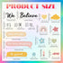 Boho Bulletin Board Set We Believe Motivational Classroom Decor Boho Positive Affirmations Cutouts for Teachers Classroom Bulletin Board School Wa...