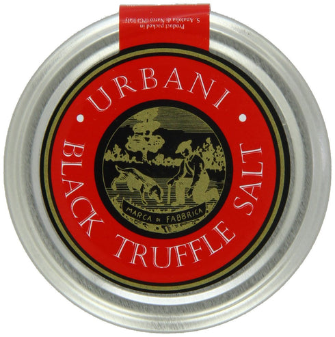 Urbani Truffles Black Truffle Salt 3.5 Oz - Truffle Seasoning Made with Guérande Sea Salt and Infused with Real Truffles, Gourmet Seasoning for Co...