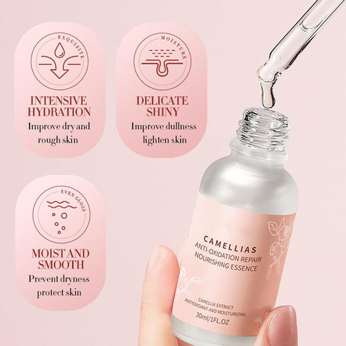 Camellia Extract Skin Care Sets, Skin Care Gift Set for Women Girls, Face Skin Care Routine Kit for Women, 5Pcs Skin Care Products Set with Cleans...