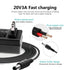 Replacement for Massage Gun 20v Charger Adapter, Compatible with Theragun Elite, Theragun PRO G4, G3, G3PRO, G3-PRO Deep Tissue Massage Gun Adapte...