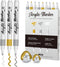 9 Pack of Acrylic Paint Pens Medium Tip (2-3mm) in White, Gold, and Silver Colors Acrylic Paint Pens for Wood, Canvas, Stone, Rock Painting, Glass...