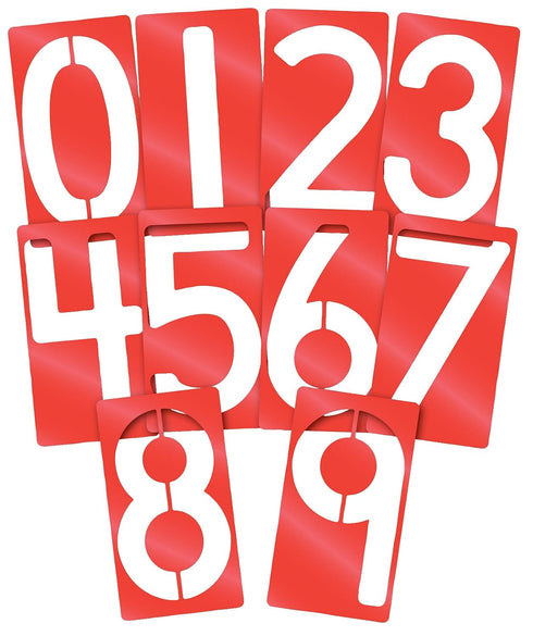 Roylco Big Number Stencils, 5 x 9 Inches, Set of 10...